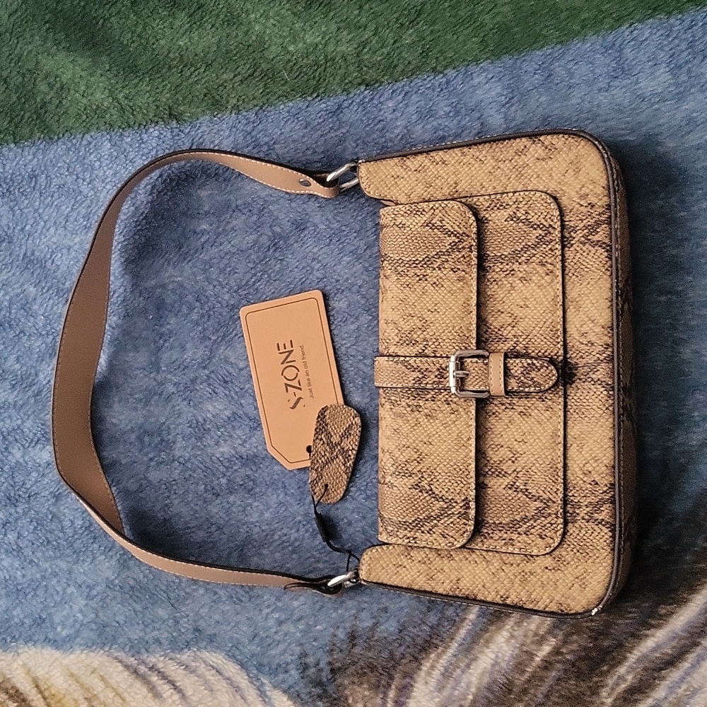S-Zone Snake Python Print Small Shoulder Bag New with tag Super cute!
